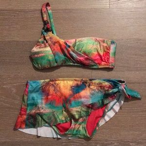BECCA by Rebecca Virtue 💜💚Multi Color Bikini